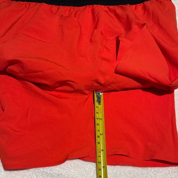 Orange Rabbit Athletic running Shorts with Black Waistband - Picture 7 of 8